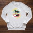 Support Your Local Library Retro Librarian Vintage Read Book Raglan Sleeve Sweatshirt Heather Mustard