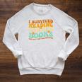 I Survived Reading Banned Books Book Lover Bookaholic Raglan Sleeve Sweatshirt Heather Mustard I Survived Reading Banned Books Book Lover Bookaholic Raglan Sleeve Sweatshirt Heather Mustard