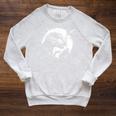 T-Rex Bookworm Book Reading Dinosaur Lover Raglan Sleeve Sweatshirt Heather Mustard