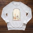 Tale As Old As Time Rose Candle And Book Raglan Sleeve Sweatshirt Heather Mustard