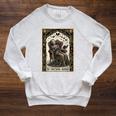 Tarot Card The Emotional Damage Skeleton Romantasy Book Raglan Sleeve Sweatshirt Heather Mustard Tarot Card The Emotional Damage Skeleton Romantasy Book Raglan Sleeve Sweatshirt Heather Mustard