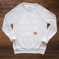 Tea Good Books And The Oxford Comma Raglan Sleeve Sweatshirt Heather Mustard
