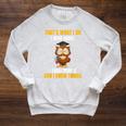 That's What I Do I Read Books I Avoid People I Know Things Raglan Sleeve Sweatshirt Heather Mustard