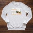 That's What I Do I Read Books I Drink Tea & I Know Things Raglan Sleeve Sweatshirt Heather Mustard