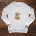 That's What i Do i Read Books And i Know Things Cute Graphic Raglan Sleeve Sweatshirt Heather Mustard
