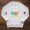 That's What I Do I Read Books And I Know Things Library Raglan Sleeve Sweatshirt Heather Mustard