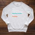The Only Thing I Like More Than Reading Books Is Fucking Raglan Sleeve Sweatshirt Heather Mustard The Only Thing I Like More Than Reading Books Is Fucking Raglan Sleeve Sweatshirt Heather Mustard