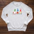 Three Gnomes School Books Pencil Apple Student Teacher For Men Women Girls Kids Raglan Sleeve Sweatshirt Heather Mustard