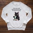 At Times I Think To Myself Drop The Book And Get Stuff Done Raglan Sleeve Sweatshirt Heather Mustard