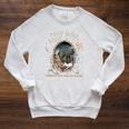 Tired Moms Book Club Coffee Mama Mommy Mother's Day Mom Life Raglan Sleeve Sweatshirt Heather Mustard