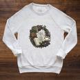 Tired Moms Book Club Dark Floral Coffee Skeleton Raglan Sleeve Sweatshirt Heather Mustard Tired Moms Book Club Dark Floral Coffee Skeleton Raglan Sleeve Sweatshirt Heather Mustard
