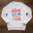 Tired Moms Book Club Mother’s Day Trendy Reading Lover Comfort Colors Crop Top Raglan Sleeve Sweatshirt Heather Mustard