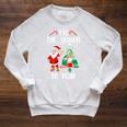Tis The Season To Read Christmas Reindeer Book Reading Fan Raglan Sleeve Sweatshirt Heather Mustard