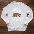 Today a Reader Tomorrow a Leader Books Raglan Sleeve Sweatshirt Heather Mustard