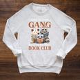 I Tried To Form A Gang But It Turned Into Book Club Raglan Sleeve Sweatshirt Heather Mustard