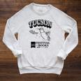 Tucson Festival Of Books TFOB 2010 Hummingbird Mascot Raglan Sleeve Sweatshirt Heather Mustard