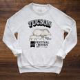 Tucson Festival Of Books TFOB 2019 Javelina Mascot Raglan Sleeve Sweatshirt Heather Mustard