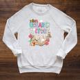 Unearth A Story Library Book Reading Program 2026 Summer Raglan Sleeve Sweatshirt Heather Mustard