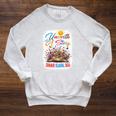 Unearth A Story Reading Book Flowers Summer Reading 2026 Raglan Sleeve Sweatshirt Heather Mustard