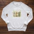 Vintage Floral Bookshelf I Have No Shelf Control Book Lovers Raglan Sleeve Sweatshirt Heather Mustard