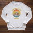 Vintage January 1972 Dark Academia Skull On Books Distressed Raglan Sleeve Sweatshirt Heather Mustard Vintage January 1972 Dark Academia Skull On Books Distressed Raglan Sleeve Sweatshirt Heather Mustard