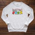 Vintage Let's All Go To The Library Meme Book Reading Raglan Sleeve Sweatshirt Heather Mustard