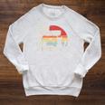 Vintage Retro Easily Distracted By Cats And Books Raglan Sleeve Sweatshirt Heather Mustard