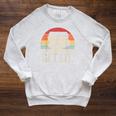 Vintage Retro Get Lit With Books Book Reading Lover Raglan Sleeve Sweatshirt Heather Mustard