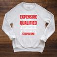 Wait Until You Hire A Stupid One Book Lover Author Raglan Sleeve Sweatshirt Heather Mustard