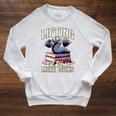 Weightlifting Book Lover Bookworm Lifting To Hold More Books Raglan Sleeve Sweatshirt Heather Mustard