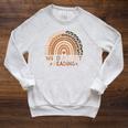 Wild About Reading Books Reader Lover Bookworm Library Day Raglan Sleeve Sweatshirt Heather Mustard