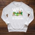 Wild About Reading Lovers Avid Readers Bookworms Book Lovers Raglan Sleeve Sweatshirt Heather Mustard Wild About Reading Lovers Avid Readers Bookworms Book Lovers Raglan Sleeve Sweatshirt Heather Mustard