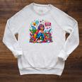 Woman Book Lover Book Hangover Woman Premium Tri-Blend Raglan Sleeve Sweatshirt Heather Mustard