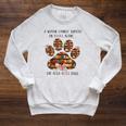 A Woman Cannot Survive On Books Alone She Also Needs Dog Raglan Sleeve Sweatshirt Heather Mustard A Woman Cannot Survive On Books Alone She Also Needs Dog Raglan Sleeve Sweatshirt Heather Mustard