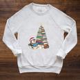 Women's Book Lovers Christmas Tree Reading Penguin Holiday Bookworm Raglan Sleeve Sweatshirt Heather Mustard Women's Book Lovers Christmas Tree Reading Penguin Holiday Bookworm Raglan Sleeve Sweatshirt Heather Mustard