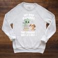 Women's Cute Fantasy Book Reader Apparel Dog Dragon Bookish Magic Raglan Sleeve Sweatshirt Heather Mustard