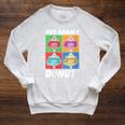 Women's Dungeon Crawler Carl God Damnit Donut Cat Pop Art Book Raglan Sleeve Sweatshirt Heather Mustard Women's Dungeon Crawler Carl God Damnit Donut Cat Pop Art Book Raglan Sleeve Sweatshirt Heather Mustard