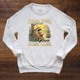 Women's Feral Moms Book Club Raglan Sleeve Sweatshirt Heather Mustard