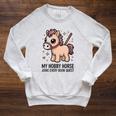 Women's My Hobby Horse Joins Every Book Quest Reading Lover Raglan Sleeve Sweatshirt Heather Mustard Women's My Hobby Horse Joins Every Book Quest Reading Lover Raglan Sleeve Sweatshirt Heather Mustard