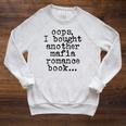Women's Oops I Bought Another Mafia Romance Book Lover Raglan Sleeve Sweatshirt Heather Mustard