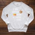 Women's Reader Quote I Like Coffee Books & Maybe 3 People Reading Raglan Sleeve Sweatshirt Heather Mustard