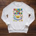 Women's Readers Are Leaders Reading Book Lovers Teacher Rainbow Kids Raglan Sleeve Sweatshirt Heather Mustard Women's Readers Are Leaders Reading Book Lovers Teacher Rainbow Kids Raglan Sleeve Sweatshirt Heather Mustard