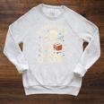 Women's Support Your Local Library Skeleton Reading Books Librarian Raglan Sleeve Sweatshirt Heather Mustard