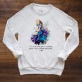 Women's Vintage Book Quote It’s No Use Going Back To Yesterday Raglan Sleeve Sweatshirt Heather Mustard