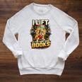Workout I Lift So I Can Carry More Books Humor Raglan Sleeve Sweatshirt Heather Mustard Workout I Lift So I Can Carry More Books Humor Raglan Sleeve Sweatshirt Heather Mustard