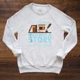 Writing Quill Book Novel Writer & Published Author I'M Raglan Sleeve Sweatshirt Heather Mustard