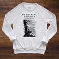Wuthering Heights By Emily Bronte Vintage Book Cover Premium Tri-Blend Raglan Sleeve Sweatshirt Heather Mustard
