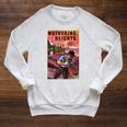 Wuthering Heights Emily Bronte Vintage Book Cover Raglan Sleeve Sweatshirt Heather Mustard Wuthering Heights Emily Bronte Vintage Book Cover Raglan Sleeve Sweatshirt Heather Mustard
