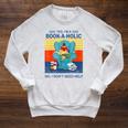Yes I’m A Book A Holic No I Don’t Need Help Vintage Raglan Sleeve Sweatshirt Heather Mustard