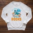 Yes I Really Do Need All These Books Dragon Raglan Sleeve Sweatshirt Heather Mustard
